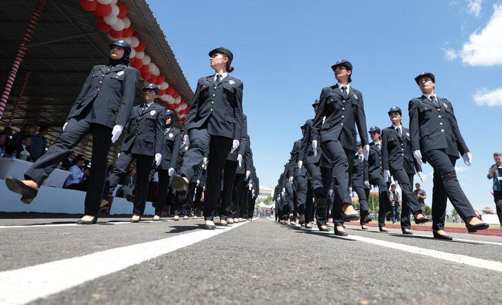 Aksaray'da polis adayları mezuniyet sevinci yaşadı G5