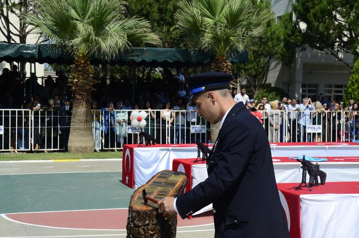 Aydın'da eğitimini tamamlayan 483 polis adayı yemin etti G5