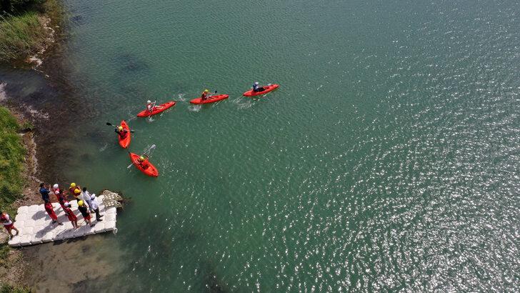 Muş'ta üniversite öğrencileri kano heyecanı yaşadı G3