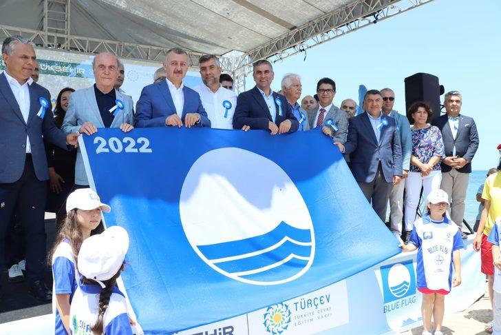 Kocaeli'de Seyrek Plajı'na mavi bayrak asıldı G5