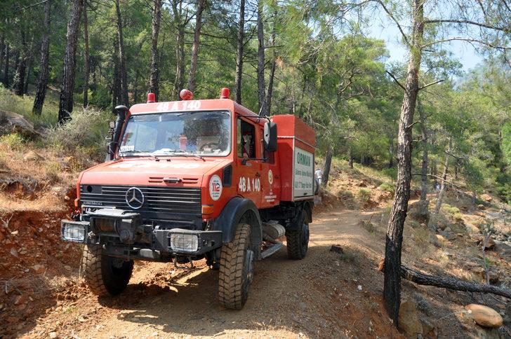 GÜNCELLEME - Köyceğiz'deki orman yangını kontrol altına alındı G3