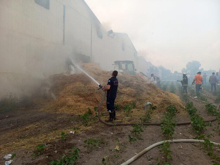 Manisa'da tarım işletmesindeki yangın söndürüldü G2