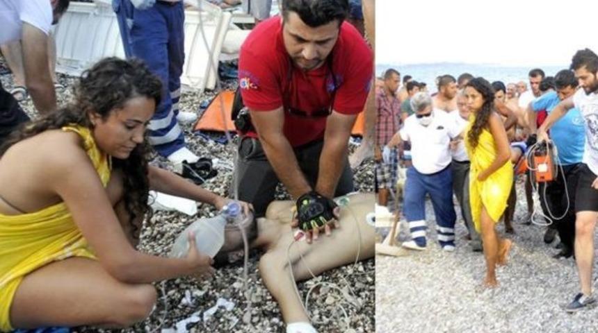 Denizden &ccedil;ıktı, hayat kurtardı