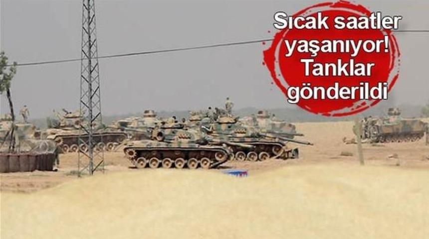 SON DAKİKA Sınır'da Hareketlilik Tanklar Savaş İ&ccedil;in Hazırlandı!