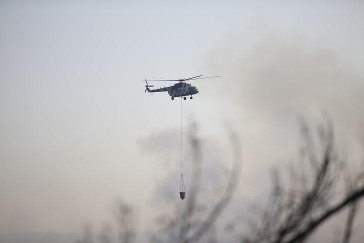 Marmaris'teki orman yangınına müdahale sürüyor G2