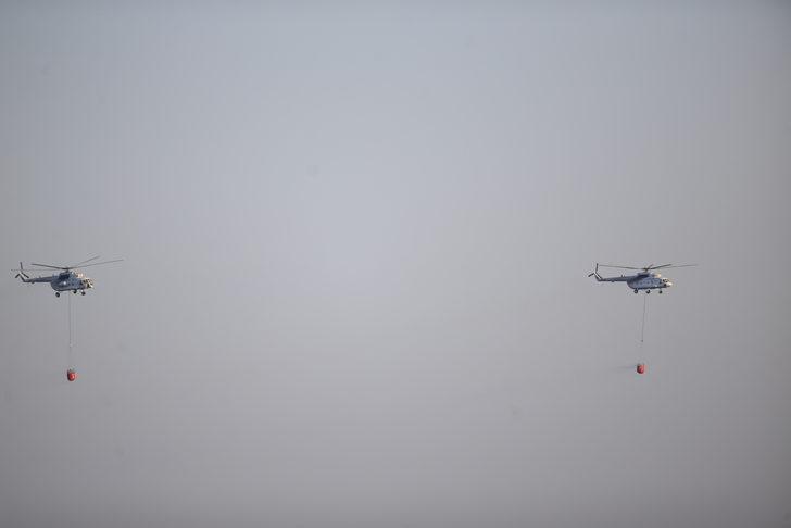 Marmaris'teki orman yangınına müdahale sürüyor G3