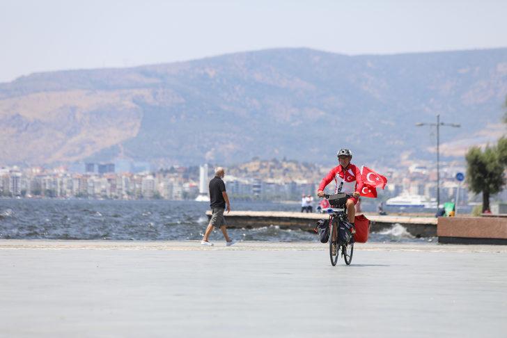 Şehitlere saygı için İzmir'den Kars'a pedal çevirecek G1