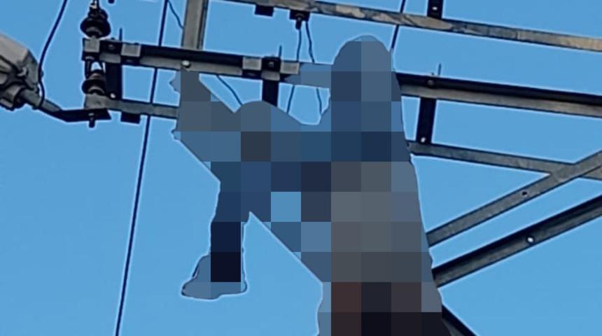 Osmaniye'de tırmandığı elektrik direğinde akıma kapılan kişi öldü