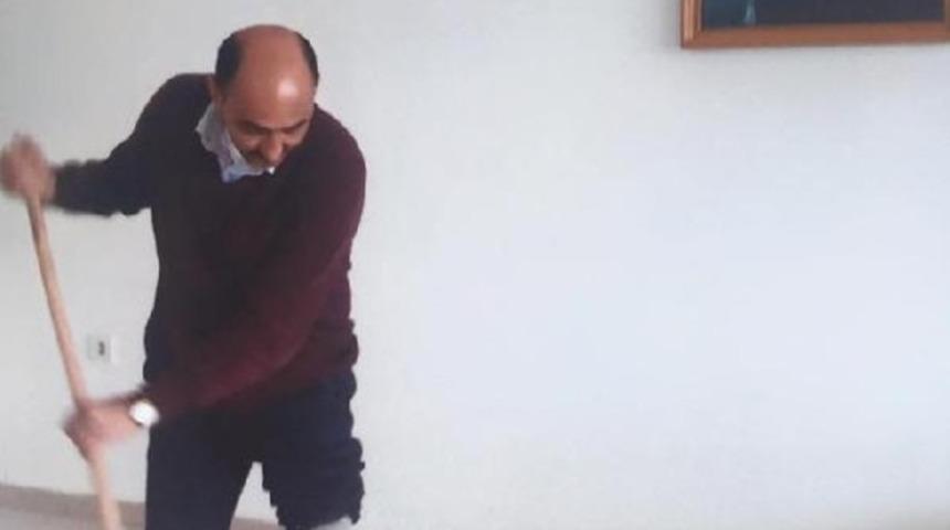 İşe geç giden gaziye, tuvalet temizleme cezası