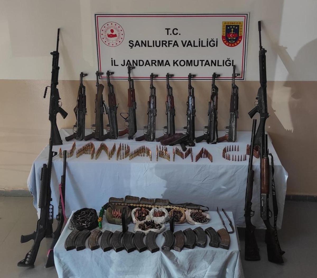 Şanlıurfa'da husumetli iki aileye y&ouml;nelik operasyonda 16 silah ele ge&ccedil;irildi