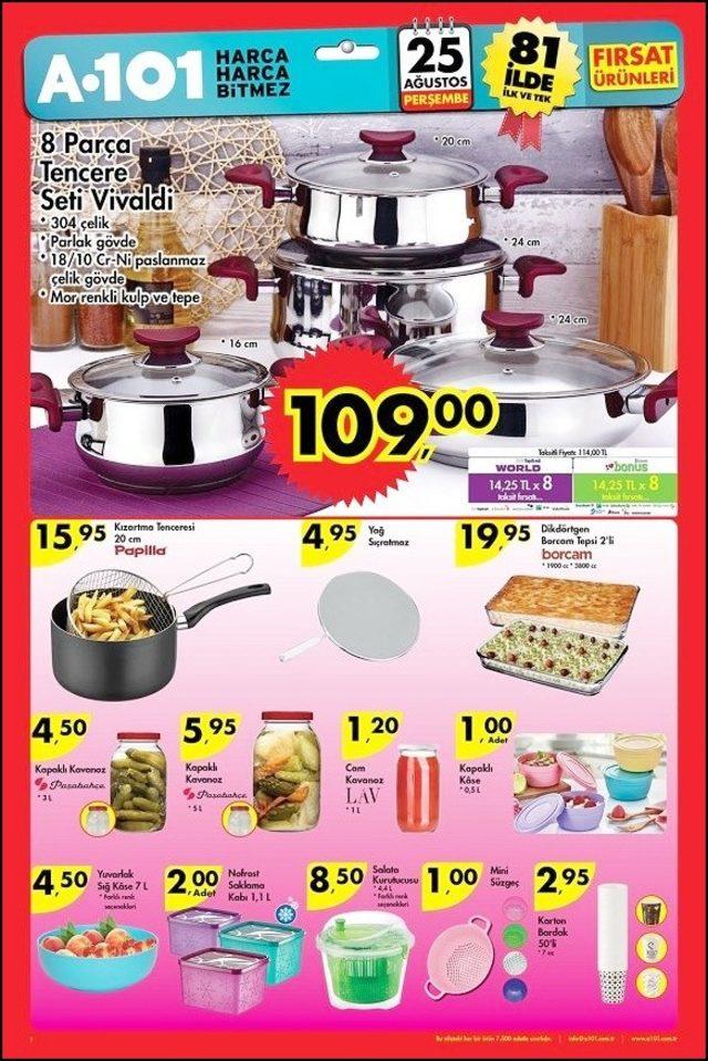 A101 25 Ağustos Broşürü Çıktı Hangi Ürünler Ucuzladı? 3