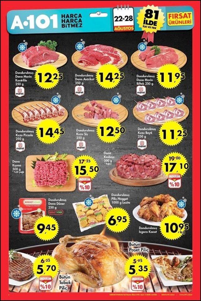A101 25 Ağustos Broşürü Çıktı Hangi Ürünler Ucuzladı? 4