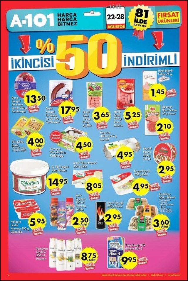 A101 25 Ağustos Broşürü Çıktı Hangi Ürünler Ucuzladı? 5