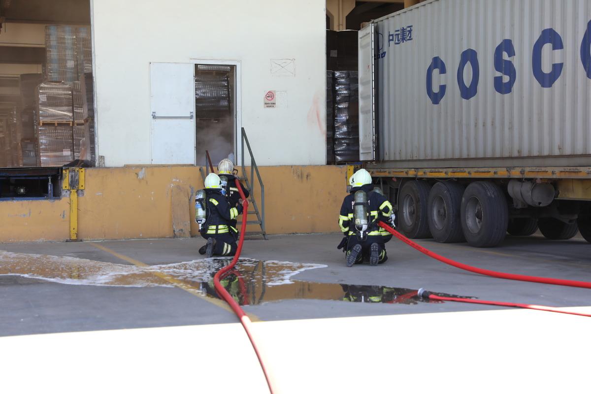Fabrika yangını sonrası Diyarbakır OSB'de tatbikat