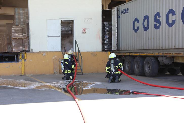 Fabrika yangını sonrası Diyarbakır OSB'de tatbikat G1