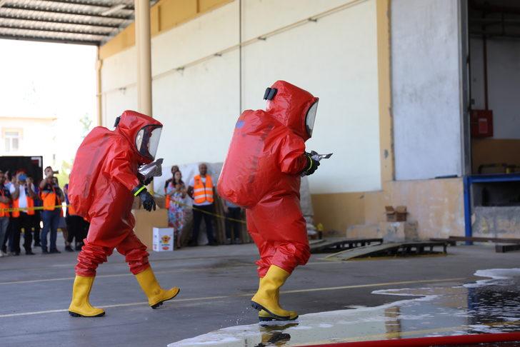 Fabrika yangını sonrası Diyarbakır OSB'de tatbikat G2