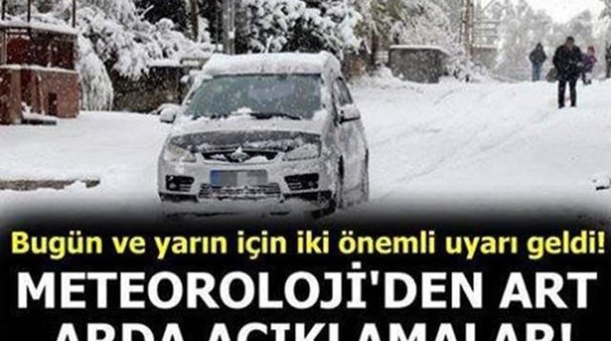 Son Dakika Meteoroloji Az &Ouml;nce Uyardı Şiddetli Kar Geliyor Hangi İllerde Etkili Olacak?