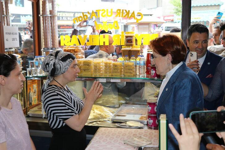 İYİ Parti Genel Başkanı Akşener'den Tekirdağ'da esnaf ziyareti G4