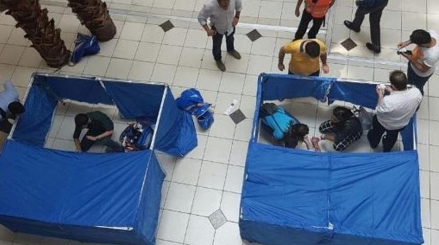 Şişli'deki &uuml;nl&uuml; AVM'de akılalmaz olay