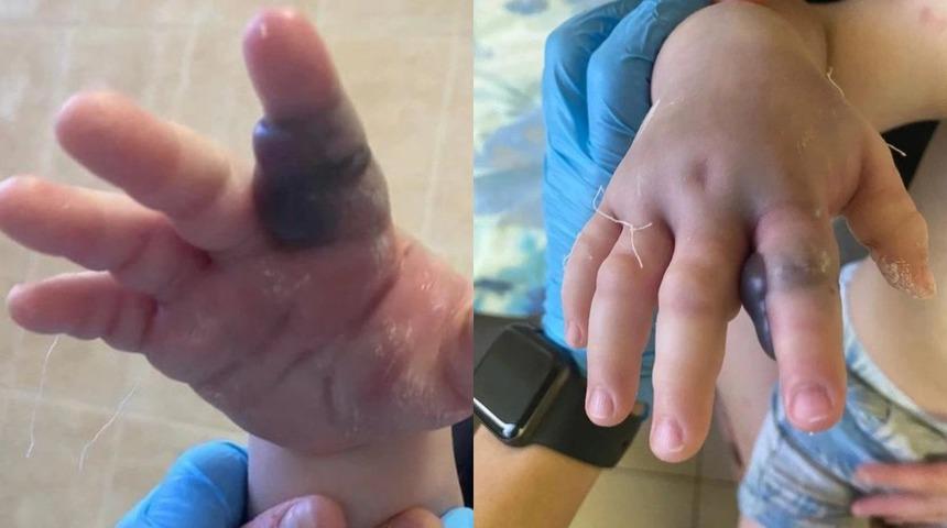 Küçücük bebeği engerek yılanı soktu! Korkunç gerçek ağlamaya başlayınca...