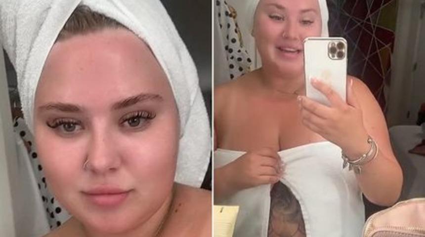 Sosyal medyadan yaptığı paylaşım olay oldu! İsyan etti: Otel havlusu küçük geldi