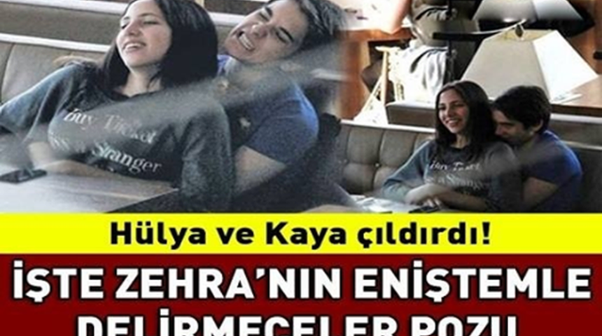 Zehra &Ccedil;ilingiroğlu'nun Eniştemle Delirmeceler Pozu Sosyal Medyayı Salladı