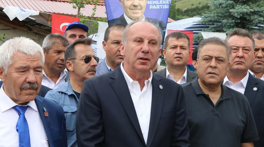 Memleket Partisi Genel Başkanı İnce, Çankırı'da konuştu: