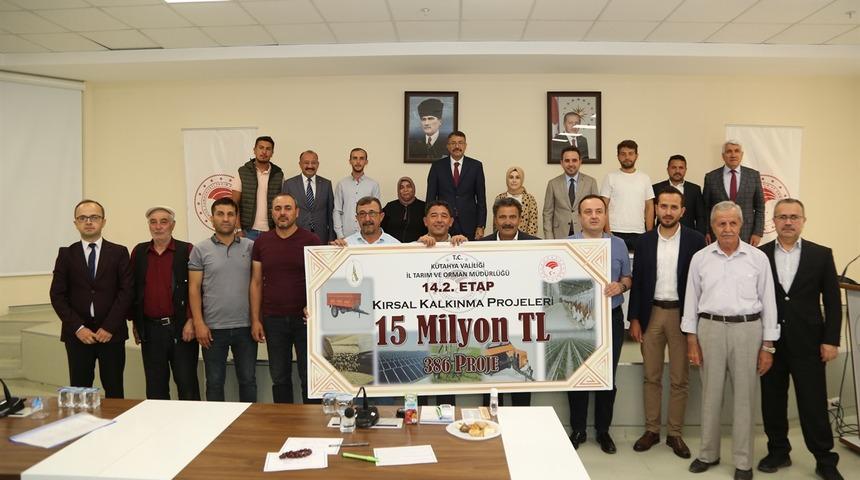 K&uuml;tahya'da kırsal kalkınmaya 15 milyon lira hibe desteği
