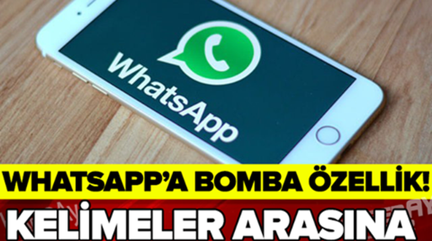 Watsapp'da yeni Bir &Ouml;zellik Geldi Kelimeler Arasına Yıldız Koyunca Bakın Ne Oluyor?
