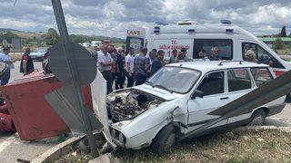 Sakarya'da otomobille çarpışan traktörün sürücüsü öldü