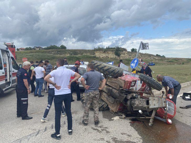 Sakarya'da otomobille çarpışan traktörün sürücüsü öldü G3