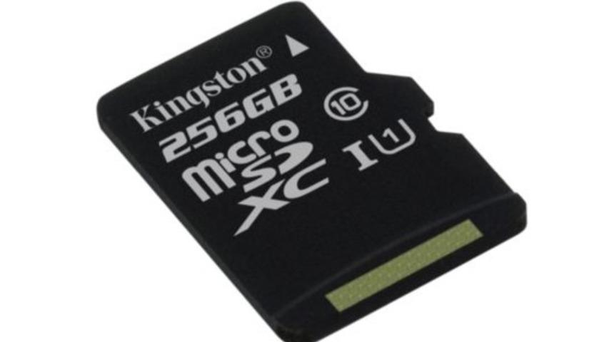 Kingston’dan 256 GB kapasiteli microSD kart