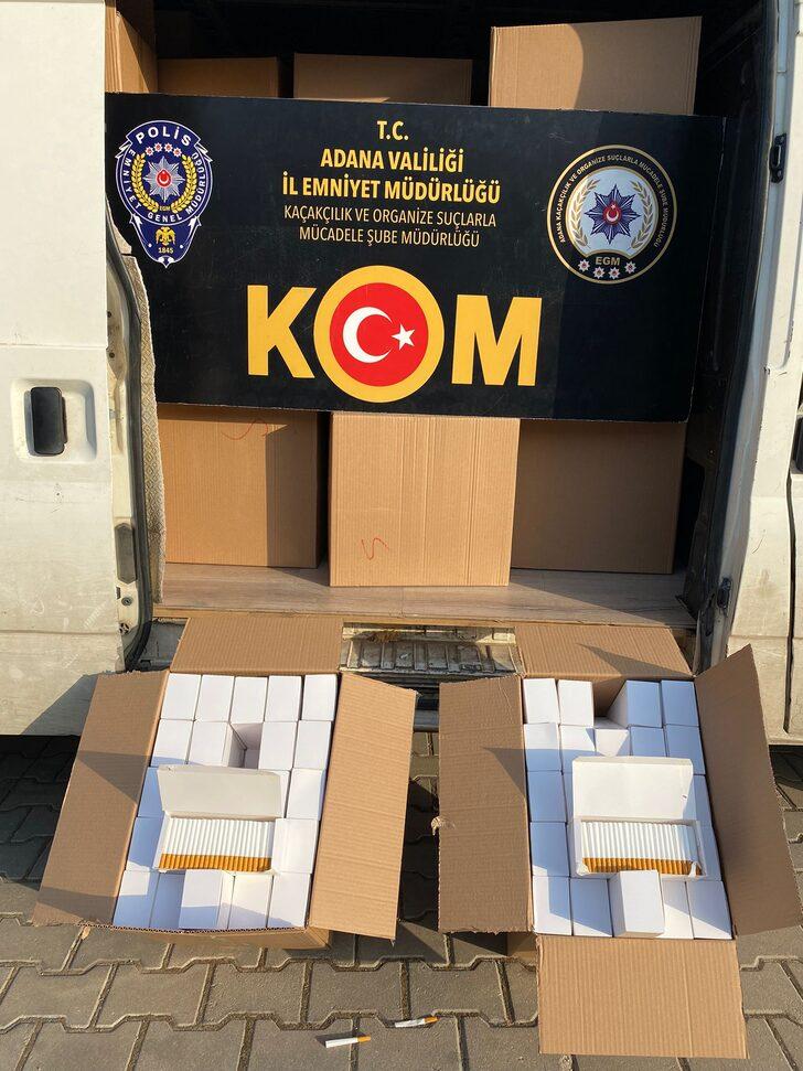 Adana'da 18 milyon 224 bin makaron ele geçirildi G1