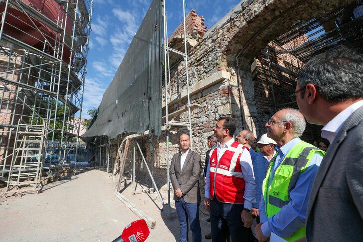 CHP Genel Başkanı Kılıçdaroğlu, Feshane'deki restorasyon çalışmalarını inceledi G3