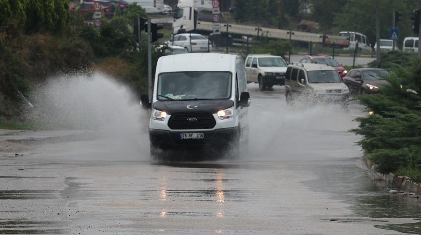 Karabük'te sağanak etkili oldu