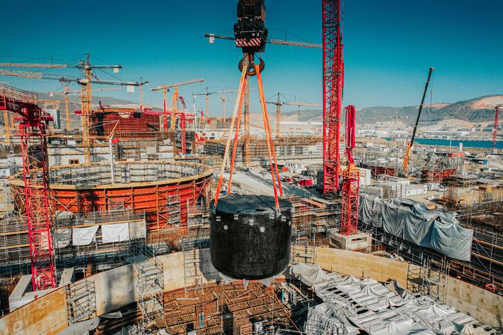 Akkuyu NGS'nin 3. ünitesine ait "kor tutucu" santral sahasına ulaştı G3