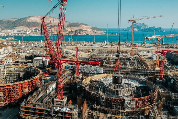 Akkuyu NGS'nin 3. ünitesine ait "kor tutucu" santral sahasına ulaştı G4