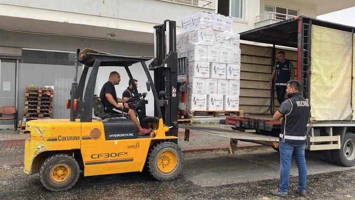 Antalya'da 5 bin 236 şişe kaçak içki ele geçirildi G3