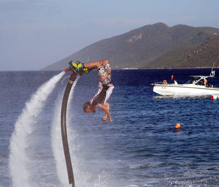Türkiye Su Jeti ve Flyboard Şampiyonası Bodrum'da başladı G3