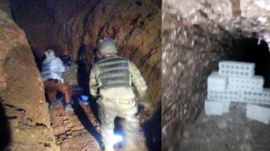 Mardin'de 400 metrelik tünel bulundu
