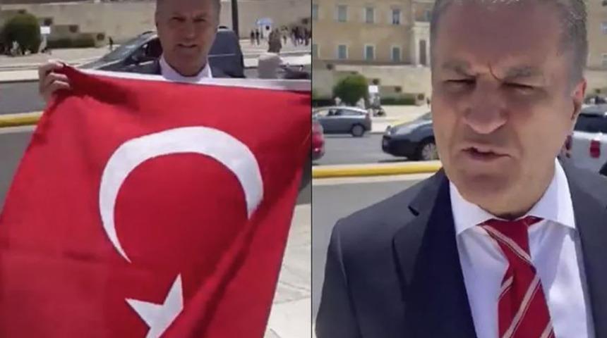 Atina'da Türk bayrağı açmıştı! Mustafa Sarıgül'e Yunanistan'da saldırı girişimi