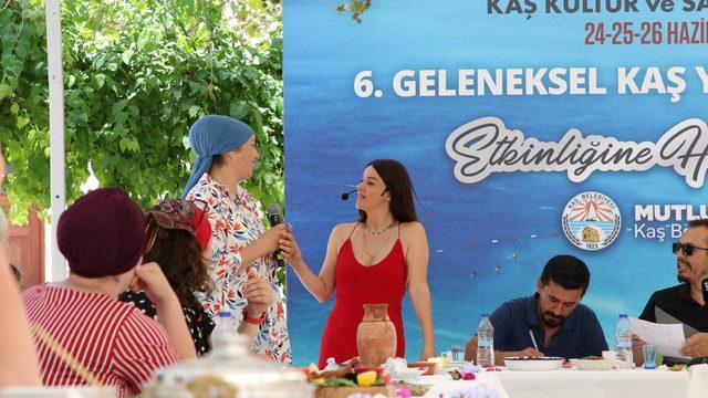 Uluslararası Likya Kaş Kültür ve Sanat Festivali yemek yarışmasıyla devam etti
