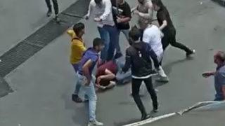 Tekirdağ'da hareketli dakikalar... Cumhurbaşkanı ve devlete hakaret edenlere meydan dayağı attılar! 