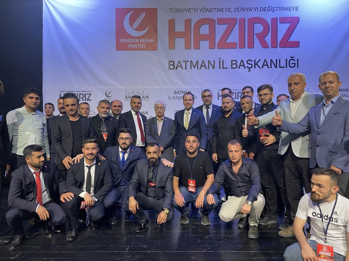 Yeniden Refah Partisi Genel Başkanı Erbakan, Batman'da konuştu: