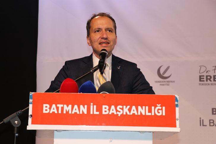 Yeniden Refah Partisi Genel Başkanı Erbakan, Batman'da konuştu: G5
