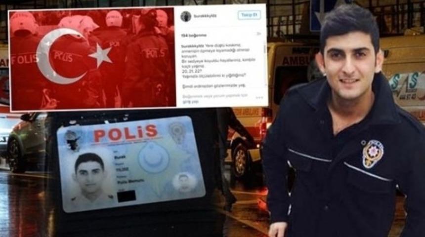 Ortaköy'de şehit polisin son paylaşımı