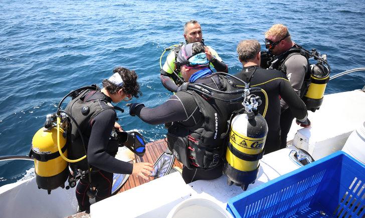 İtalyan konuklar, turizme açılan Çanakkale Savaşı batıklarına dalış yaptı G3