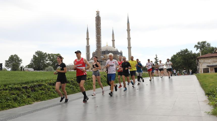 Edirne'de "Selimiye Farkındalık Koşusu" düzenlendi