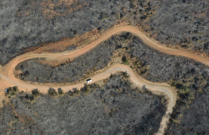 Marmaris'te yanan ormanlık alanda soğutma çalışmaları sürüyor G5