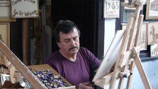 Sakaryalı esnaf, baba mesleği ahşap yakma sanatını 41 yıldır sürdürüyor